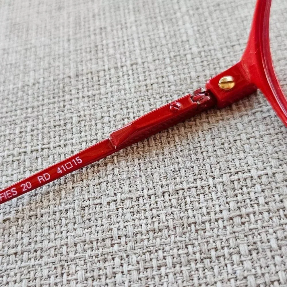 Tuffies Kids Eyeglasses Frame Red Glasses 41[]15 120 Made in Italy New